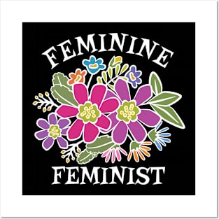 Feminine Feminist Flowers Posters and Art